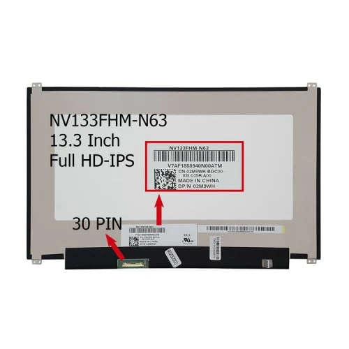 ال ای دی لپ تاپ 13.3 BOE NV133FHM-N63 نازک مات 30 پین Full HD-IPS