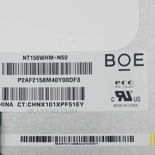 ال ای دی لپ تاپ 15.6 BOE NT156WHM-N50_New ضخیم مات 40 پین