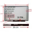 ال ای دی لپ تاپ 15.6 BOE-Innolux نازک مات 30 پین FHD-IPS بدون جاپیچ 350x214x3.2mm برد LED 26CM