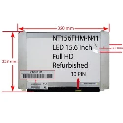 ال ای دی لپ تاپ 15.6 BOE NT156FHM-N41 نازک براق 30 پین Full HD ریفر 350x223x3.2mm