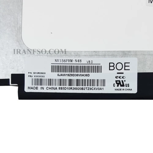 ال ای دی لپ تاپ 15.6 NV156FHM-N48 نازک مات 30 پین FHD-IPS بدون جاپیچ 350x215x3mm تک پیکسل