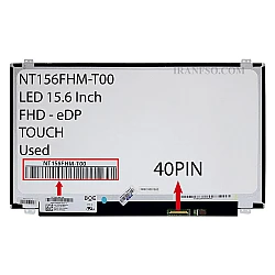 ال ای دی لپ تاپ 15.6 BOE NT156FHM-T00 Touch نازک 40 پین Full HD-EDP دست دوم