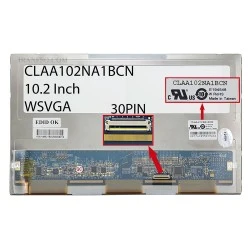 ال ای دی لپ تاپ چانگوا 10.2 CLAA102NA1BCN ضخیم 30 پین سوکت خاص