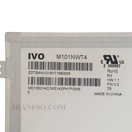 ال ای دی لپ تاپ 10.1 IVO M101NWT4-R3 نازک براق 40 پین L-R
