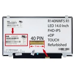 ال ای دی لپ تاپ 14.0 IVO R140NWF5 R1_Touch_Grade A نازک مات 40 پین ریز FHD-IPS-EDP