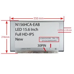 ال ای دی لپ تاپ 15.6 Innolux N156HCA-EAB_New نازک مات 30 پین Full HD-IPS_350x216.2.8mm بدون جاپیچ