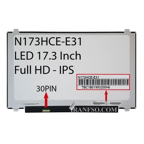 ال ای دی لپ تاپ اینولوکس 17.3 N173HCE-E31 نازک مات 30 پین Full HD-IPS