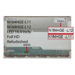 ال ای دی لپ تاپ اینولوکس 16.4 N164HGE-L11_N164HGE-L12 ضخیم مات 40 پین Full HD ریفر پیکسل دار