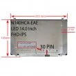 ال ای دی لپ تاپ 14.0 Innolux N140HCA-EAE نازک مات 30 پین FHD-IPS_315x195x3mm