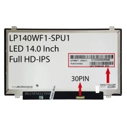 ال ای دی لپ تاپ ال جی 14.0 LP140WF1-SPU1_NEW نازک 30 پین Full HD-IPS