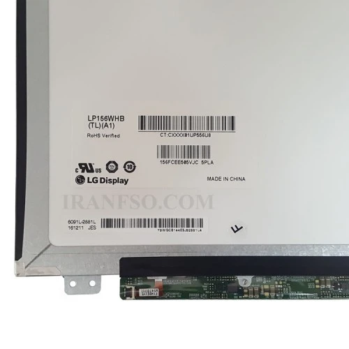 ال ای دی لپ تاپ ال جی 15.6 LP156WHB-TLA1_GradeA نازک براق 40 پین