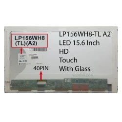 ال ای دی لپ تاپ ال جی 15.6 LP156WH8-TLA2_Touch ضخیم 40 پین به همراه Glass