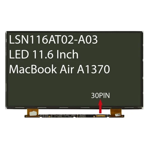 ال ای دی لپ تاپ 11.6 Samsung LSN116AT02-A03 30Pin برای اپل MacBook Air A1370