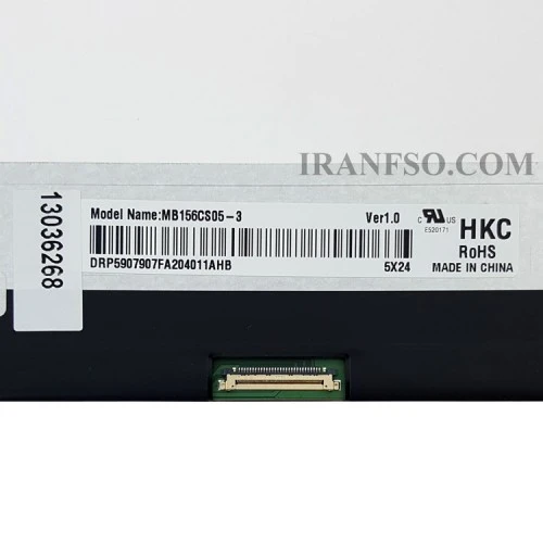 ال ای دی لپ تاپ 15.6 MB156CS05-3 نازک مات 30 پین FHD-IPS بدون جاپیچ 350x214x3mm برد LED 24.5CM
