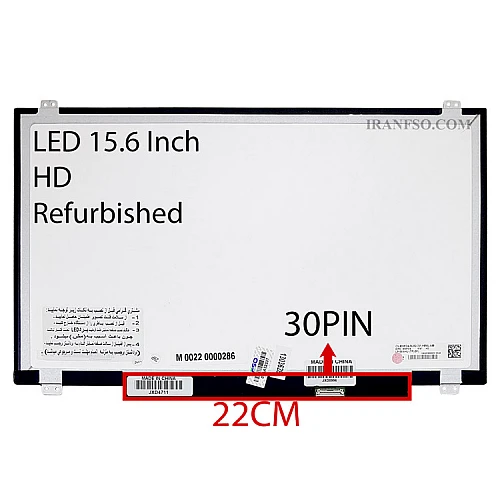 ال ای دی لپ تاپ 15.6 نازک مات 30 پین ریفر-برد LED 22CM