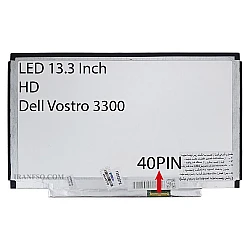 ال ای دی لپ تاپ 13.3 نازک مات 40 پین برای دل Vostro 3300 خط و خش ریز روی شیشه