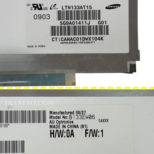 ال ای دی لپ تاپ 13.3 نازک 40 پین برای اچ پی Pavilion DV3-DV3000