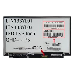 ال ای دی لپ تاپ سامسونگ 13.3 نازک مات 40 پین QHD-IPS بدون جا پیچ