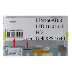 ال ای دی لپ تاپ سامسونگ 16.0 LTN160AT03 ضخیم 50 پین برای دل XPS 1640