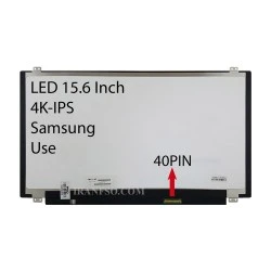 ال ای دی لپ تاپ سامسونگ 15.6 نازک 40 پین UHD-4K-IPS دست دوم