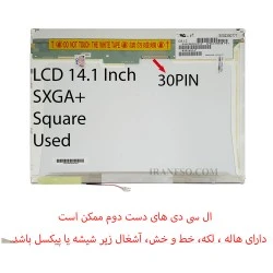 ال سی دی لپ تاپ 14.1 ضخیم 30 پین مربعی SXGA Plus 1400*1050 دست دوم