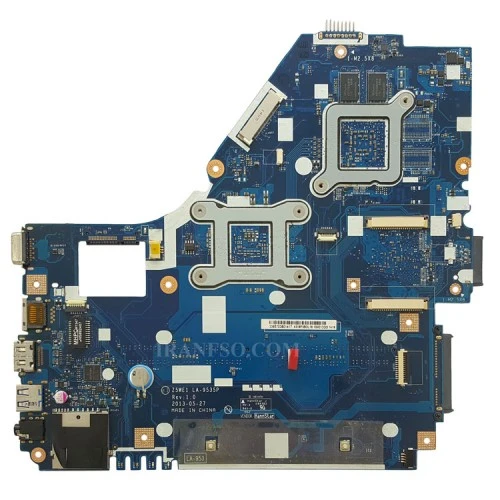 مادربرد لپ تاپ ایسر Aspire E1-570 CPU-I3-3217U_LA-9535P 2GB گرافیک دار