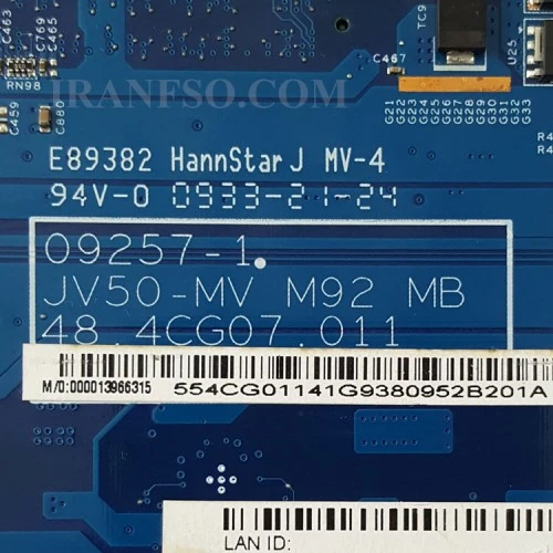 مادربرد لپ تاپ ایسر Aspire 5738_48-4CG07-011 GPU-8014 DDR2 گرافیک دار