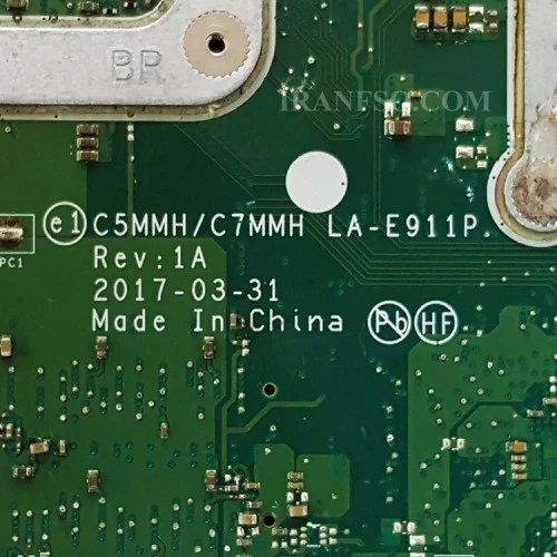 مادربرد لپ تاپ ایسر Aspire A715-71 CPU-I7-7_C5MMH_LA-E911P VGA-4GB گرافیک دار