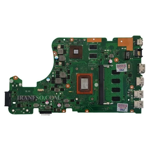 مادربرد لپ تاپ ایسوس X555DG-A555-K555_Rev 2.0 CPU-FX-8800P EDP 4GB-3GB گرافیک دار