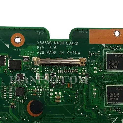 مادربرد لپ تاپ ایسوس X555DG-A555-K555_Rev 2.0 CPU-FX-8800P EDP 4GB-3GB گرافیک دار