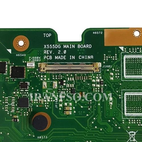 مادربرد لپ تاپ ایسوس X555DG-A555-K555 CPU-E1-7010_Rev 2.0_EDP 4GB بدون گرافیک