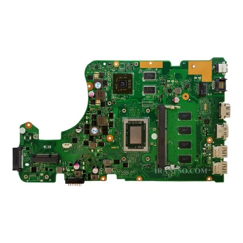 مادربرد لپ تاپ ایسوس X555DG-A555-K555_CPU-A10-7800_Rev 2.0 EDP 4GB-2GB گرافیک دار