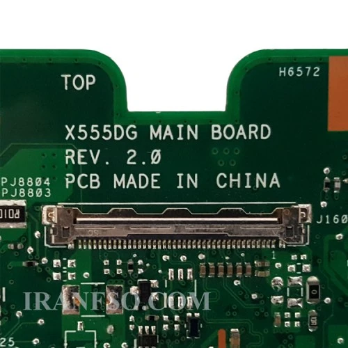 مادربرد لپ تاپ ایسوس X555DG-A555-K555_CPU-A10-7800_Rev 2.0 EDP 4GB-2GB گرافیک دار