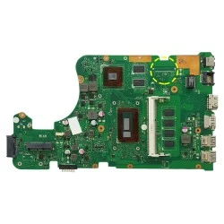 مادربرد لپ تاپ ایسوس X555LD CPU-I5-5200U_Rev 2.0_30Pin_Ram-4GB VGA-2GB گرافیک دار