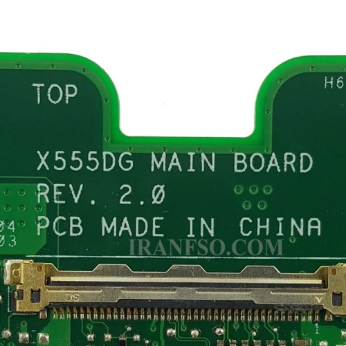 مادربرد لپ تاپ ایسوس X555DG-A555-K555_CPU-A8-7410 EDP-30Pin 4GB-2GB گرافیک دار