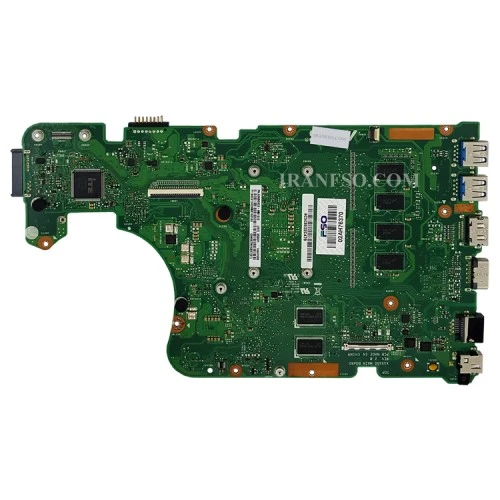 مادربرد لپ تاپ ایسوس Asus X555DG-A555-K555_CPU-E1-7010_Rev 2.0_EDP_Ram-4GB_VGA-1GB گرافیک دار