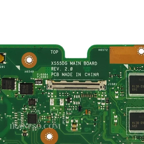 مادربرد لپ تاپ ایسوس Asus X555DG-A555-K555_CPU-E1-7010_Rev 2.0_EDP_Ram-4GB_VGA-1GB گرافیک دار