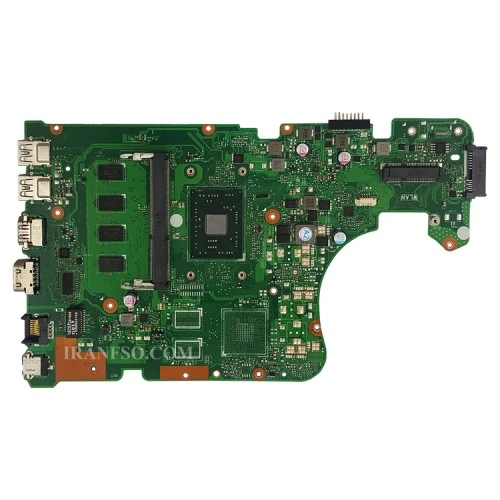 مادربرد لپ تاپ ایسوس X555DG-A555-K555_CPU-A8-7410_Rev 2.0_EDP_Ram-4GB بدون گرافیک