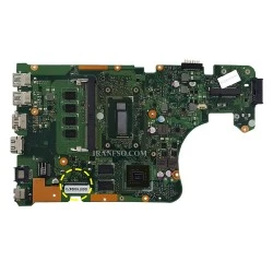 مادربرد لپ تاپ ایسوس X555LD-A555-K555-X554L CPU-I5-4_Rev 3.6_LVDS-40Pin 4GB-2GB گرافیک دار