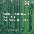 مادربرد لپ تاپ ایسوس X550CL-X550CC-P550C_CPU-I7-3537U_40Pin 4GB-1GB گرافیک دار-مشابه X550EP