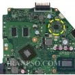مادربرد لپ تاپ ایسوس X550CL-X550CC-P550C_CPU-I7-3537U_40Pin 4GB-1GB گرافیک دار-مشابه X550EP