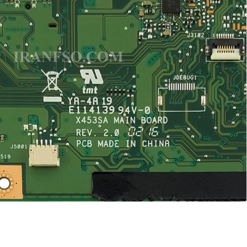 مادربرد لپ تاپ ایسوس X453SA_CPU-Intel Pentium N3700 گرافیک اینتلی