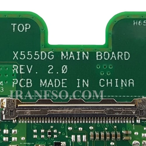 مادربرد لپ تاپ ایسوس X555DG-A555-K555 CPU-AMD E2-7110_REV 2.0 LED-30Pin 4GB-2GB گرافیک دار