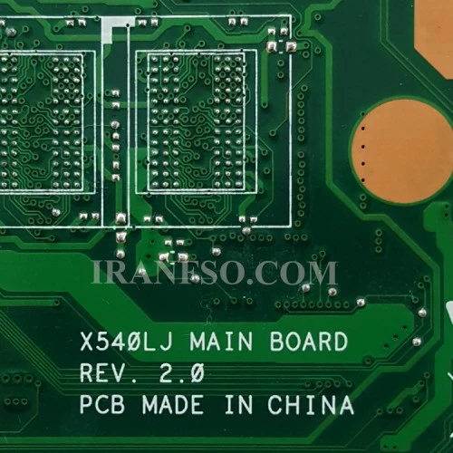 مادربرد لپ تاپ ایسوس X540LJ CPU-I3-4_VGA-2GB گرافیک دار-تعمیری