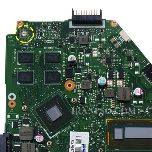 مادربرد لپ تاپ ایسوس X550LD_CPU-I7-4_30Pin_Ram-4GB_VGA-2GB گرافیک دار-مشابه X550LC-تعمیری