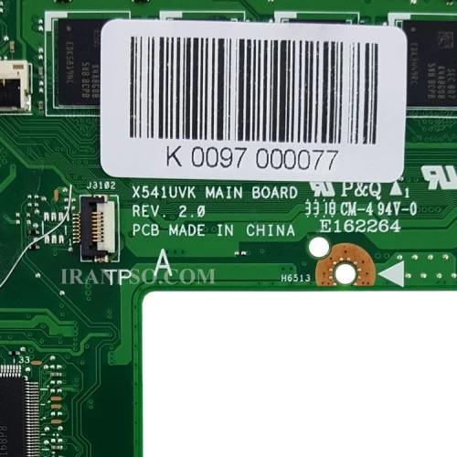 مادربرد لپ تاپ ایسوس X541UVK-K541_CPU-I5-7_Ram-8GB_VGA-1GB گرافیک دار