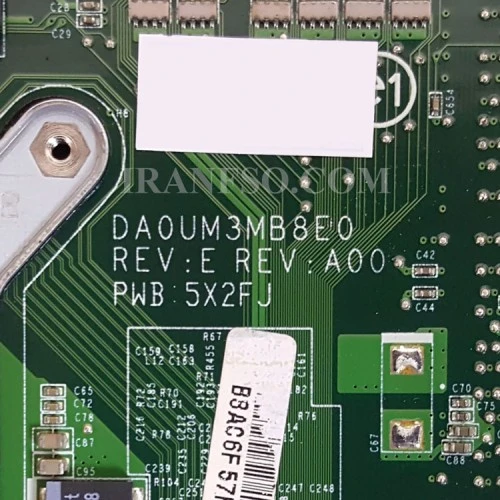 مادربرد لپ تاپ دل Inspiron 1564_DWB-5X2FJ_DA0UM3MB8E0 VGA-512MB گرافیک دار