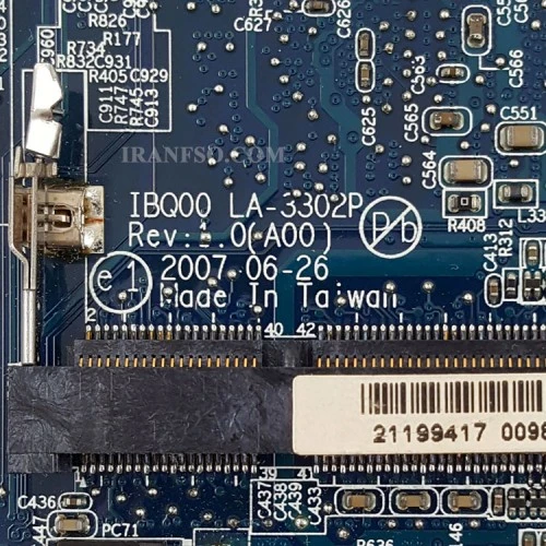 مادربرد لپ تاپ دل Latitude D630_IBQ00_LA-3302P گرافیک دار