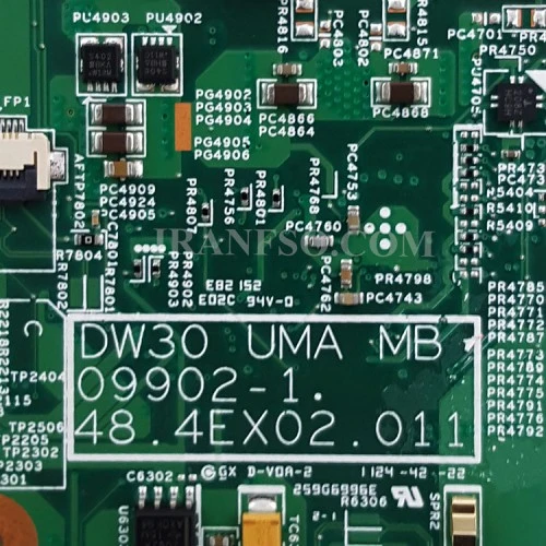 مادربرد لپ تاپ دل Vostro 3300_DW30_UMA MB_09902-1_48-4EX02-011 بدون گرافیک-تعمیری