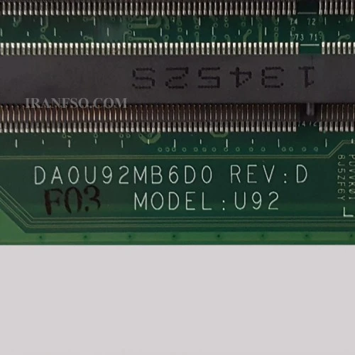 مادربرد لپ تاپ اچ پی Pavilion 15-N CPU-AMD A8_U92_DA0U92MB6D0 بدون گرافیک-تعمیری
